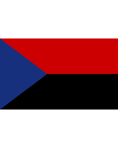 Flag: Philippine revolution flag gregoriodelpilar | Philippine Revolution Flag of Gregorio del Pilar |  landscape flag | 1.35m² | 14.5sqft | 90x150cm | 3x5ft 