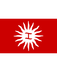 Flag: Philippine Revolution Flag of the Magdalo faction of the Katipunan |  landscape flag | 1.35m² | 14.5sqft | 90x150cm | 3x5ft 