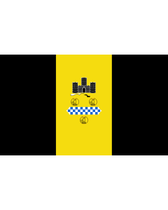 Flag: Pittsburgh, Pennsylvania |  landscape flag | 1.35m² | 14.5sqft | 90x150cm | 3x5ft 