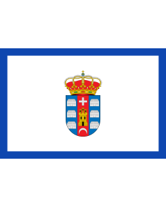 Flag: Poblete, Ciudad Real, Spain |  landscape flag | 1.35m² | 14.5sqft | 90x150cm | 3x5ft 
