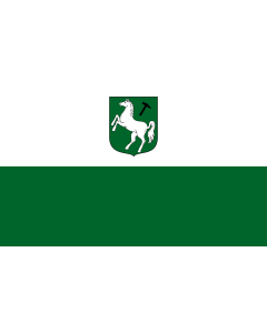Flag: Kowary, Poland |  landscape flag | 1.35m² | 14.5sqft | 90x150cm | 3x5ft 