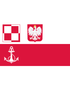 Flag: POL navy airfields IIIRP |  landscape flag | 1.35m² | 14.5sqft | 90x150cm | 3x5ft 
