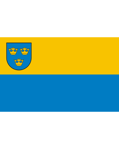 Flag: POL Pabianice | Miasta Pabianice |  landscape flag | 1.35m² | 14.5sqft | 90x150cm | 3x5ft 