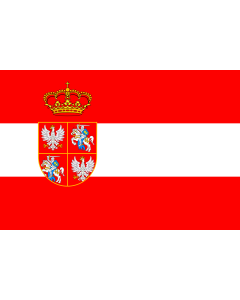 Flag: Poland-Lithuania in Empire Total War |  landscape flag | 1.35m² | 14.5sqft | 90x150cm | 3x5ft 