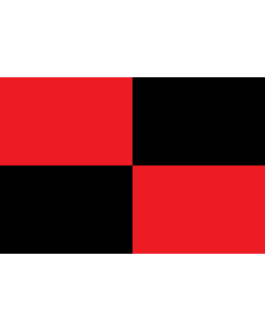 Flag: Pollença, Mallorca, Balearic Islands, Spain |  landscape flag | 1.35m² | 14.5sqft | 90x150cm | 3x5ft 
