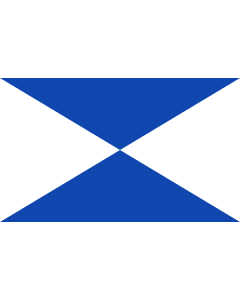 Flag: Historical flag of the Maritime Province Pontevedra in Spain |  landscape flag | 1.35m² | 14.5sqft | 90x150cm | 3x5ft 