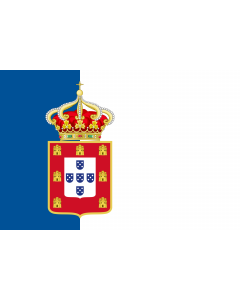 Flag: Portugal sea  1830 | Portugal, sea use  1830-1910 |  landscape flag | 0.7m² | 7.5sqft | 70x100cm | 2x3ft 