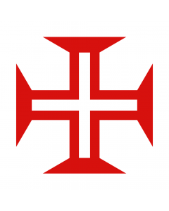 Flag: Portuguese Discoveries and Empire | With the Cross of the Order of Christ |  1.35m² | 14.5sqft | 120x120cm | 45x45inch 