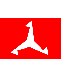 Flag: Pravonín in Benešov District |  landscape flag | 1.35m² | 14.5sqft | 90x150cm | 3x5ft 