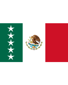 Flag: Insignia of the Supreme Command Flag Mexican presidential ceremonies for naval as described in REGULATION honors |  landscape flag | 1.35m² | 14.5sqft | 90x150cm | 3x5ft 