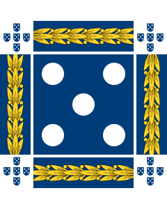 Flag: Prime Minister of Portugal from 1952-1972 |  1.35m² | 14.5sqft | 120x120cm | 45x45inch 