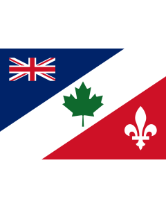Flag: A proposed flag for Canada designed by Ephrem Côté in 1939 |  landscape flag | 1.35m² | 14.5sqft | 90x150cm | 3x5ft 