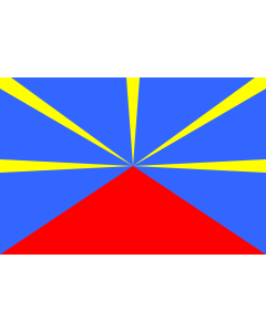 Flag: Proposed flag of Réunion  VAR | Proposed flag for Réunion |  landscape flag | 1.35m² | 14.5sqft | 90x150cm | 3x5ft 