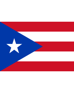 Flag: Puerto Rico  1952–1995 |  landscape flag | 1.35m² | 14.5sqft | 90x150cm | 3x5ft 