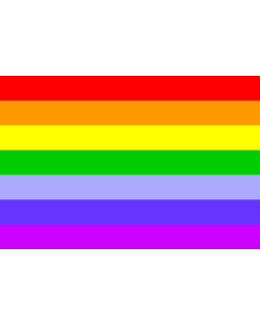 Flag: Rainbow-flag-Tahuantinsuyu1 | Rainbow  flag for Tahuantinsuyu  Inca territory |  landscape flag | 1.35m² | 14.5sqft | 90x150cm | 3x5ft 