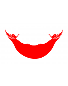 Flag: Rapa Nui, Chile | Isla de Pascua/Easter Island/Rapa Nui flag |  landscape flag | 1.35m² | 14.5sqft | 90x150cm | 3x5ft 