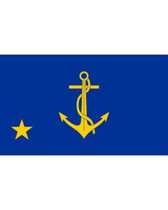 Flag: Rear admiral of VM East Germany Rear admiral of Volksmarine of the German Democratic Republic Eines Konteradmirals der Volksmarine der Deutschen Demokratischen Republik Флаг задний адмирал Фольксмарине Германской Демократической Республики |  landsc