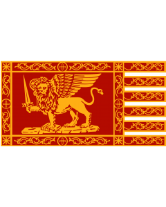 Bandiera: Bendiera della Serenissima Repubblica di Venezia |  bandiera paesaggio | 1.35m² | 85x160cm 