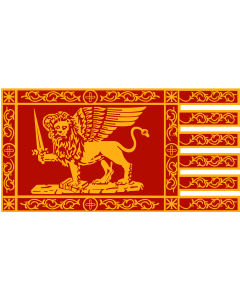 Flag: Most Serene Republic of Venice |  landscape flag | 2.16m² | 23sqft | 110x200cm | 40x80inch 