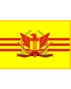 Flag: Republic of Vietnam Military Forces |  landscape flag | 0.7m² | 7.5sqft | 70x100cm | 2x3ft 