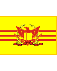 Flag: Republic of Vietnam Military Forces |  landscape flag | 1.35m² | 14.5sqft | 90x150cm | 3x5ft 