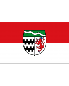 Flag: Rheinisch-Bergischer Kreis | Beschreibung der Flagge  Der Rheinisch-Bergische Kreis führt eine Flagge |  landscape flag | 1.35m² | 14.5sqft | 90x150cm | 3x5ft 