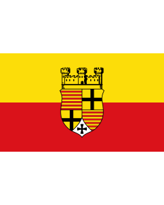 Flag: Former German town of Rheydt |  landscape flag | 1.35m² | 14.5sqft | 90x150cm | 3x5ft 