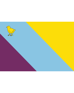 Flag: Ripollet | Apaisada | Apaïsada |  landscape flag | 1.35m² | 14.5sqft | 90x150cm | 3x5ft 