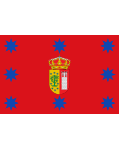 Flag: Robledo de Chavela | Municipio de Robledo de Chavela  Comunidad de Madrid |  landscape flag | 1.35m² | 14.5sqft | 90x150cm | 3x5ft 