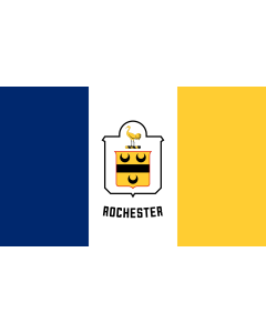 Flag: Rochester, New York |  landscape flag | 1.35m² | 14.5sqft | 90x150cm | 3x5ft 