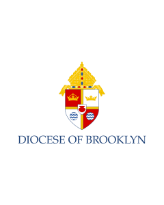 Flag: A representation of the flag of the Roman Catholic Diocese of Brooklyn in Brooklyn and Queens |  landscape flag | 1.35m² | 14.5sqft | 90x150cm | 3x5ft 