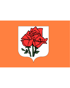 Flag: Republic of Rose Island |  landscape flag | 1.35m² | 14.5sqft | 90x150cm | 3x5ft 