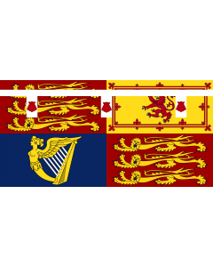 Flag: Royal Standard of Prince Harry |  landscape flag | 1.35m² | 14.5sqft | 80x160cm | 30x60inch 