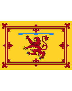Flag: Standard of the Duke of Rothesay |  landscape flag | 1.35m² | 14.5sqft | 90x150cm | 3x5ft 