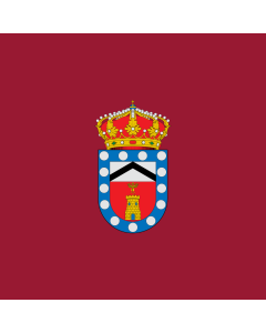 Flag: Town of Rubí de Bracamonte; in Valladolid, Spain |  1.35m² | 14.5sqft | 120x120cm | 45x45inch 