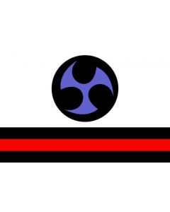 Bandiera: Ryukyu | Used by the w Ryukyu Kingdom, as seen in e |  bandiera paesaggio | 1.35m² | 90x150cm 