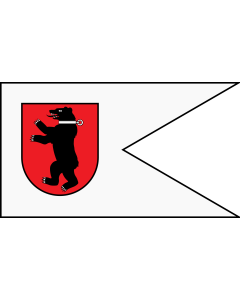 Flag: Historic banner of Samogitia |  landscape flag | 1.35m² | 14.5sqft | 90x150cm | 3x5ft 