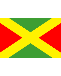 Flag: San andres y sauces | San Andrés y Sauces, Spain |  landscape flag | 1.35m² | 14.5sqft | 90x150cm | 3x5ft 