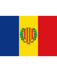 Flag: San Julián de Loria | San Julián de Loria  Andorra |  landscape flag | 1.35m² | 14.5sqft | 90x150cm | 3x5ft 