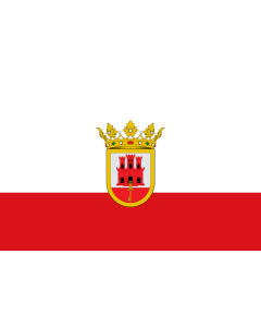 Flag: San Roque | San Roque  Cádiz |  landscape flag | 1.35m² | 14.5sqft | 90x150cm | 3x5ft 
