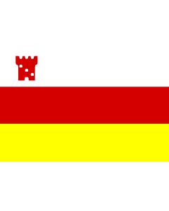 Flag: Santa Barbara, California |  landscape flag | 1.35m² | 14.5sqft | 90x150cm | 3x5ft 