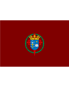 Flag: Santiago de Compostela |  landscape flag | 1.35m² | 14.5sqft | 90x150cm | 3x5ft 