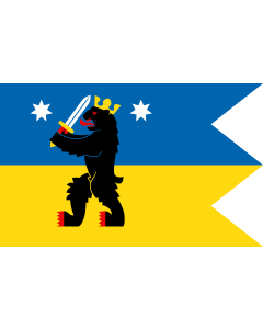 Flag: Satakunta Region of Satakunta Satakunnan Satakundas |  landscape flag | 1.35m² | 14.5sqft | 90x150cm | 3x5ft 