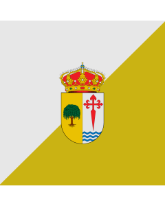 Flag: Saucelle | Cuadrangular |  1.35m² | 14.5sqft | 120x120cm | 45x45inch 