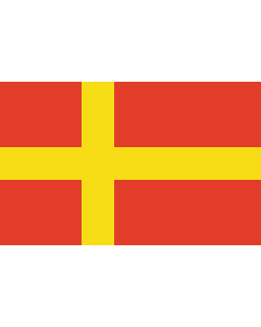Flag: Scania |  landscape flag | 1.35m² | 14.5sqft | 90x150cm | 3x5ft 
