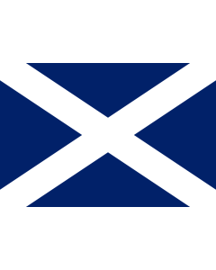 Flag: 3 2 flag of Scotland  navy blue |  landscape flag | 1.35m² | 14.5sqft | 90x150cm | 3x5ft 