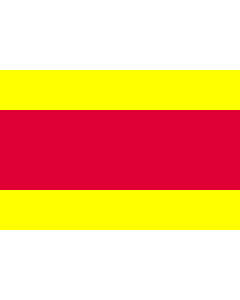 Flag: Second flag of the Nguyen Dynasty |  landscape flag | 1.35m² | 14.5sqft | 90x150cm | 3x5ft 