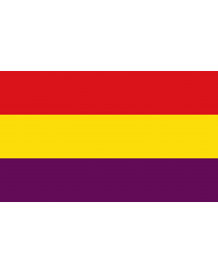 Flag: Civil Flag of Spain during the Second Republic  1931-1939 |  landscape flag | 1.35m² | 14.5sqft | 90x150cm | 3x5ft 