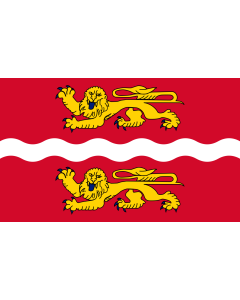 Flag: Seine-Maritime department in France |  landscape flag | 1.35m² | 14.5sqft | 90x150cm | 3x5ft 