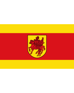 Flag: City of Sendenhorst |  landscape flag | 1.35m² | 14.5sqft | 90x150cm | 3x5ft 